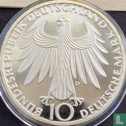 Duitsland 10 mark 1972 (PROOF - D) "Summer Olympics in Munich - Athletes" - Afbeelding 2