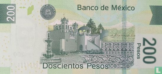 Mexico 200 Pesos Serie D - Image 2