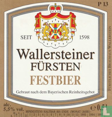 Wallersteiner Fürsten Festbier
