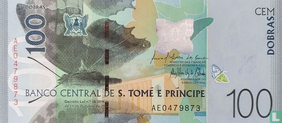 Sao Tomé et Principe 100 Dobras - Image 1