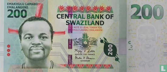 Swaziland 200 Emalangeni - Afbeelding 1