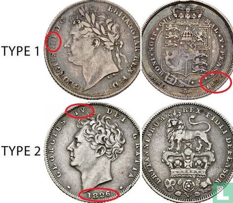 United Kingdom 6 pence 1826 (type 2) - Image 3