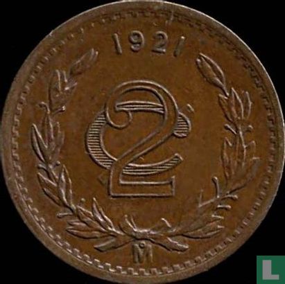 Mexico 2 centavos 1921 - Afbeelding 1