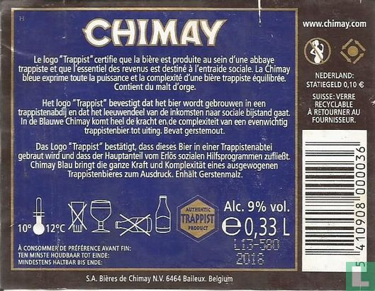 Chimay pere trapiste 2013 - Image 2