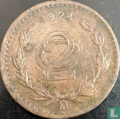 Mexico 2 centavos 1924 - Afbeelding 1