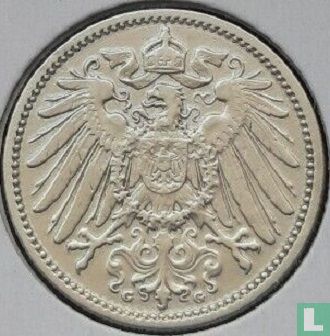 Duitse Rijk 1 mark 1904 (G) - Afbeelding 2