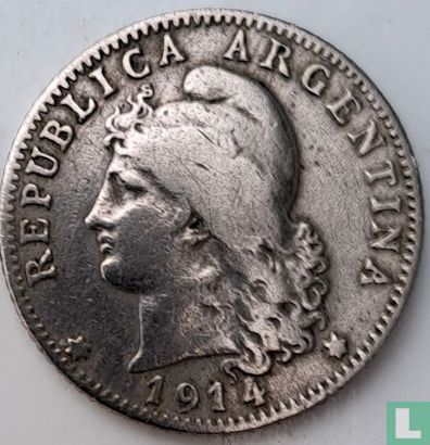 Argentinië 20 centavos 1914 - Afbeelding 1