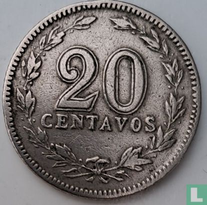 Argentina 20 centavos 1914 - Image 2