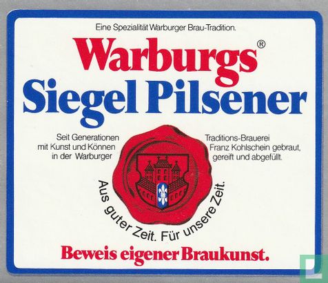Warburgs Siegel Pilsener