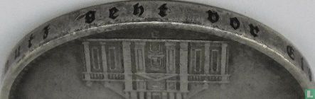 Empire allemand 2 reichsmark 1934 (G) "First anniversary of Nazi Rule" - Image 3