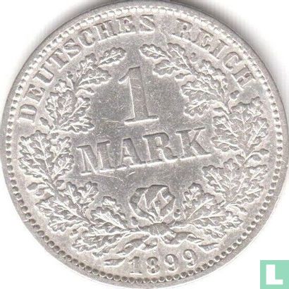 German Empire 1 mark 1899 (E) - Image 1