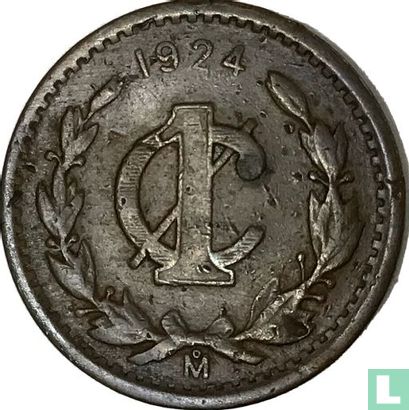 Mexique 1 centavo 1924 - Image 1