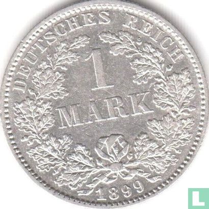 German Empire 1 mark 1899 (F) - Image 1