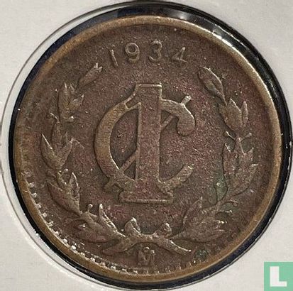 Mexico 1 centavo 1934 - Image 1