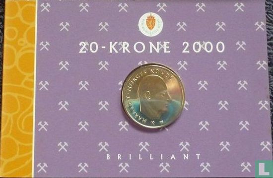 Norwegen 20 Kroner 2000 (Folder) "Millennium" - Bild 2