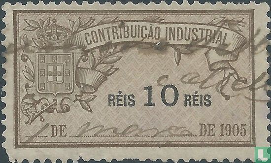 Contribuição industrial 10 Reis