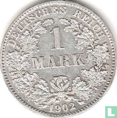 Empire  allemand 1 mark 1902 (G) - Image 1