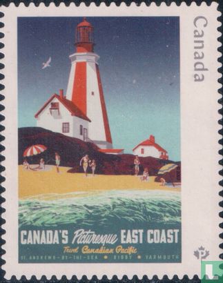 De schilderachtige oostkust van Canada, door Peter Ewart, circa 1950