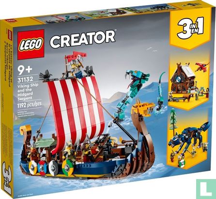 Lego 31132 Viking Ship and the Midgard Serpent - Afbeelding 1