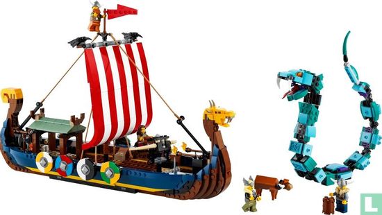 Lego 31132 Viking Ship and the Midgard Serpent - Afbeelding 2