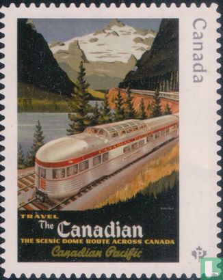 Travel The Canadian, by Roger Couillard, 1955