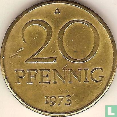 DDR 20 pfennig 1973 - Afbeelding 1