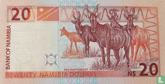 Namibie 20 dollars namibiens - Image 2