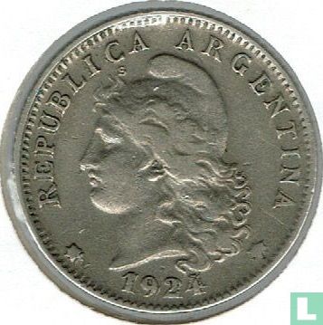 Argentinië 20 centavos 1924 - Afbeelding 1