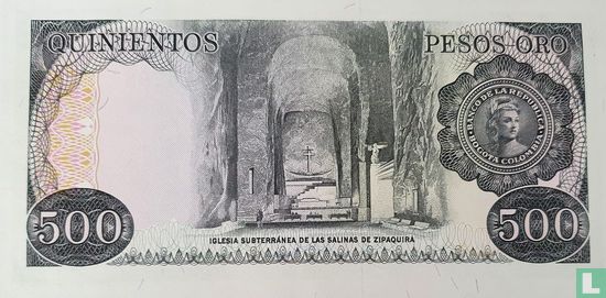 Colombia 500 Pesos Oro - Image 2