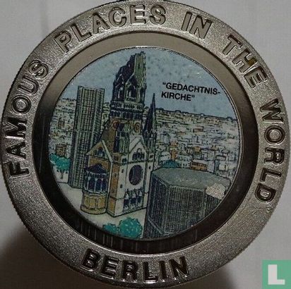 Equatorial Guinea 1000 francos 1994 (PROOF) "Famous places in the world - Kaiser Wilhelm Memorial Church in Berlin" - Image 2