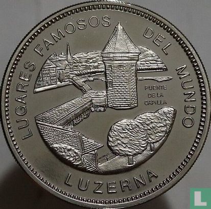 Equatoriaal-Guinea 1000 francos 1993 (PROOF) "Famous places in the world - Luzern" - Afbeelding 2