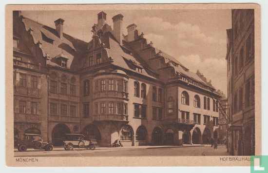Hofbräuhaus München Bayern Ansichtskarten Munich Bavaria 1936 Postcard - Image 1