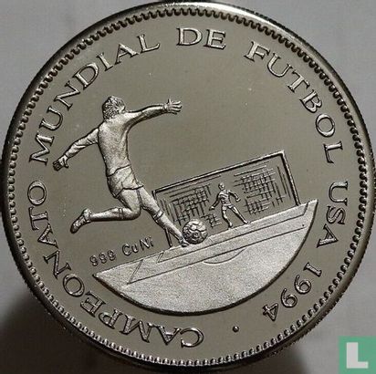 Equatorial Guinea 1000 francos 1993 (PROOF) "1994 Football World Cup in USA" - Image 2