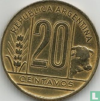 Argentinien 20 Centavo 1942 (Aluminium-Bronze - Typ 2) - Bild 2