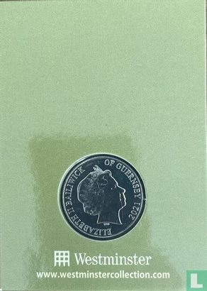 Guernsey 10 pence 2021 (folder) "Jay" - Afbeelding 2