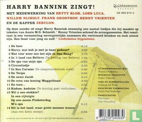 Harry Bannink zingt!  - Afbeelding 2