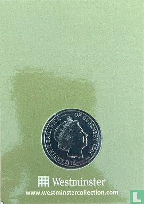 Guernsey 10 pence 2021 (folder) "Swallow" - Afbeelding 2
