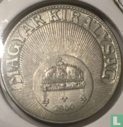 Hongrie 10 fillér 1940 (cuivre-nickel) - Image 1