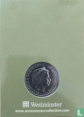 Guernsey 10 pence 2022 (folder) "Golden eagle" - Afbeelding 2