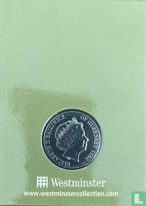 Guernsey 10 Pence 2021 (Folder) "Robin" - Bild 2