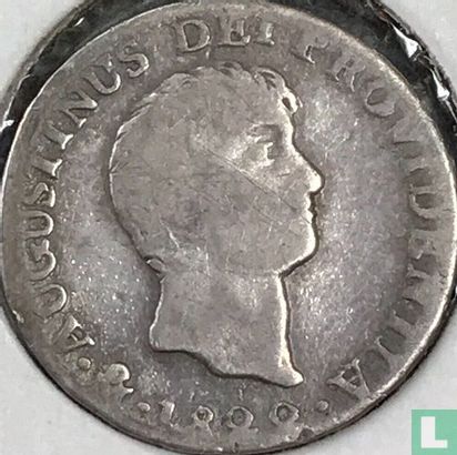 Mexique 1 real 1822 (type 2) - Image 1