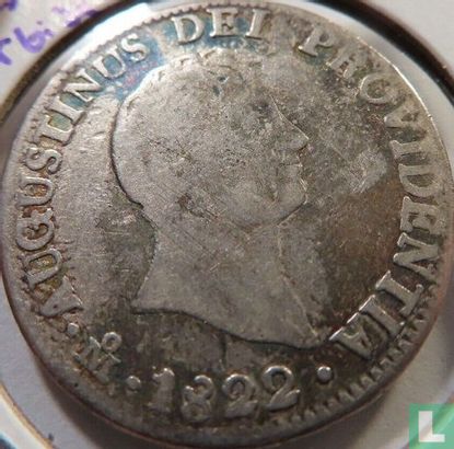Mexique 2 reales 1822 (type 2) - Image 1