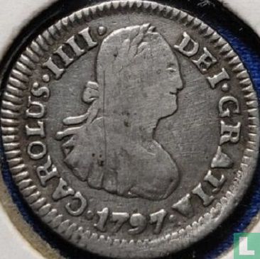 Mexico ½ real 1797 - Afbeelding 1