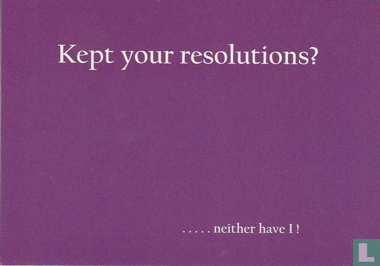 London Cardguide "Kept your resolutions?" - Bild 1