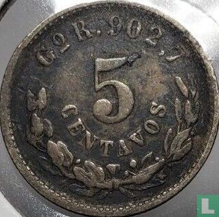 Mexico 5 centavos 1898 (Go R) - Afbeelding 2