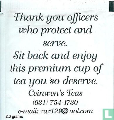 Thank You Police Officers Tea - Image 2