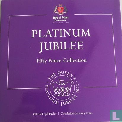 Isle of Man mint set 2022 "Platinum jubilee of Her Majesty Queen Elizabeth II" - Image 1