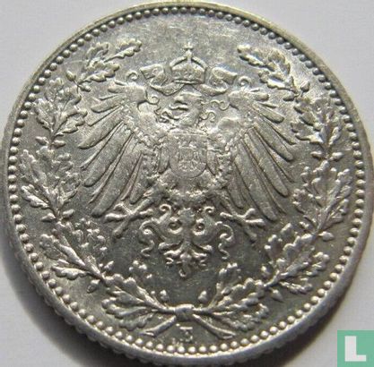 Duitse Rijk ½ mark 1908 (E) - Afbeelding 2