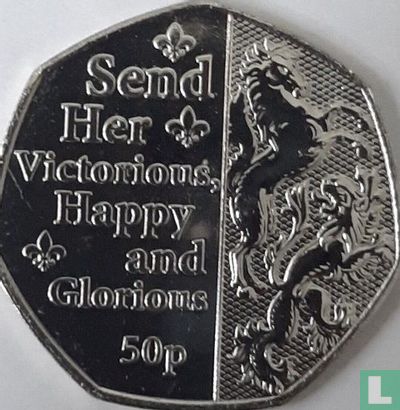 Isle of Man 50 pence 2022 (copper-nickel - type 4) "Platinum jubilee of Her Majesty Queen Elizabeth II" - Image 2
