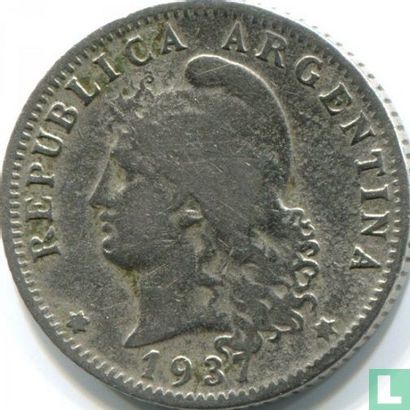 Argentinië 20 centavos 1937 - Afbeelding 1